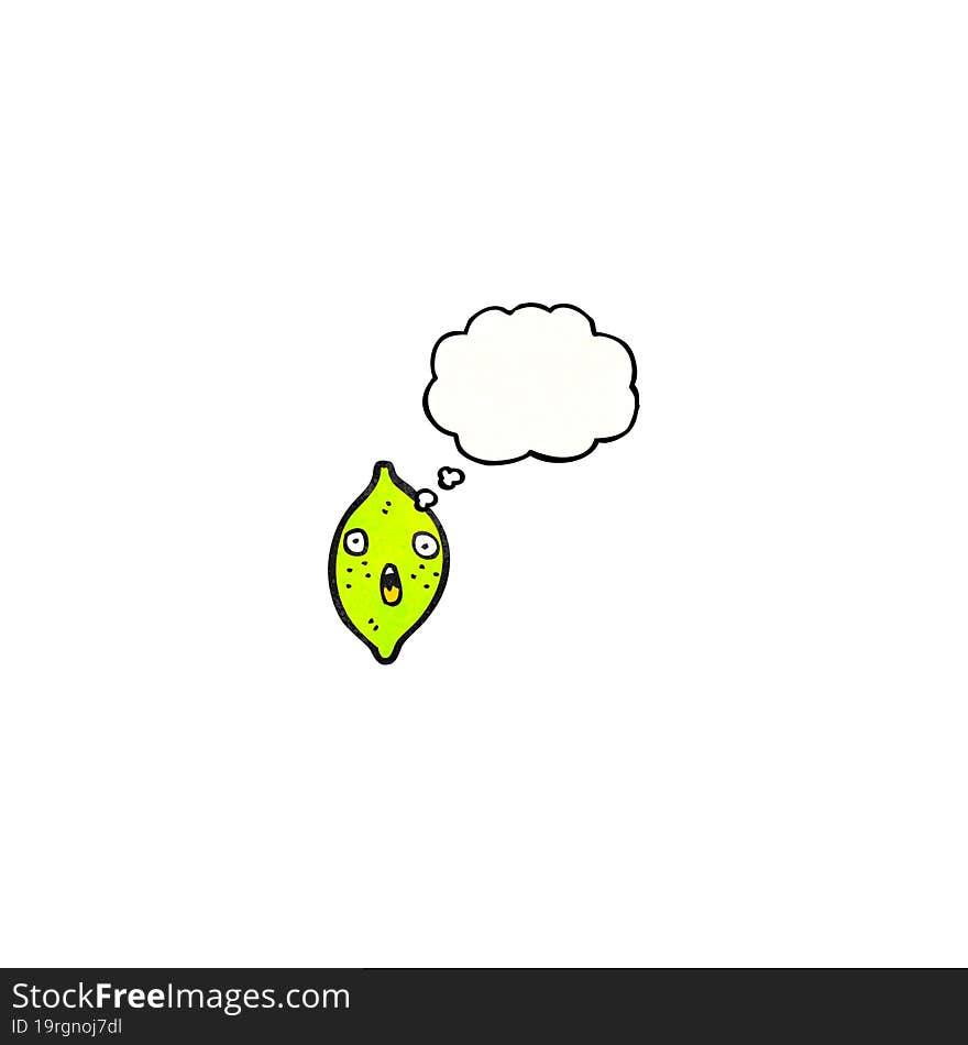 cartoon lime