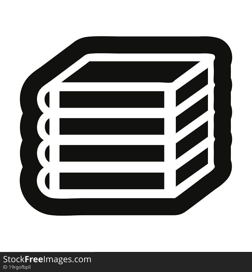 stack of books icon