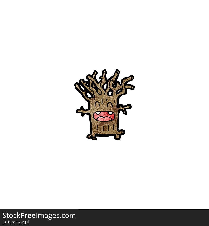 Little Tree Cartoon Character