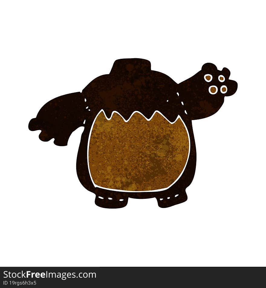 Cartoon Black Bear Body (mix And Match Cartoons Or Add Own Photo