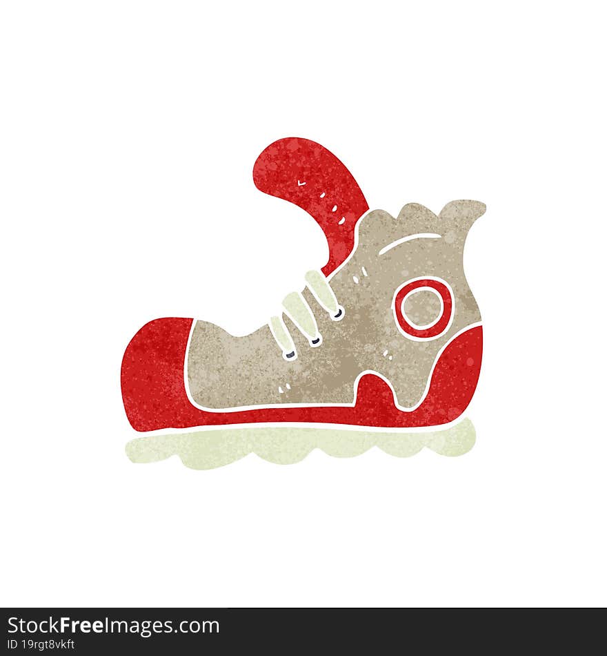 retro cartoon sneaker