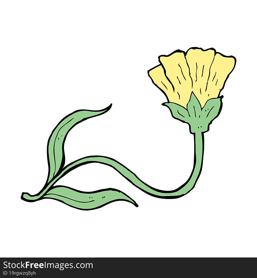 cartoon flower