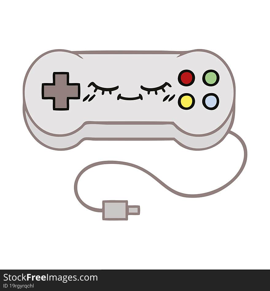 cute cartoon game controller