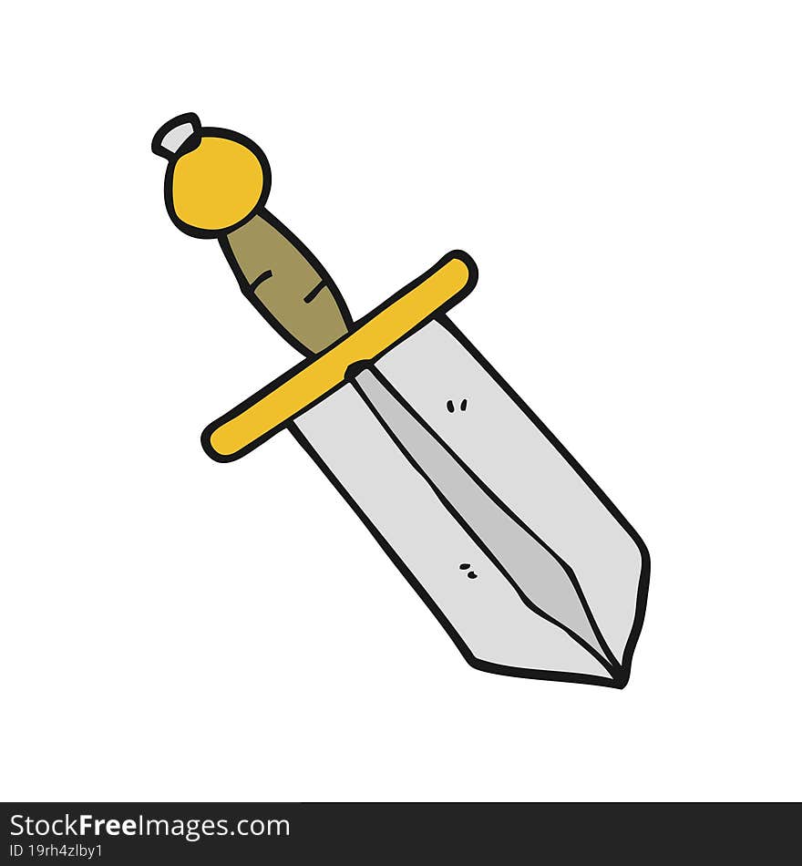 Cartoon Dagger