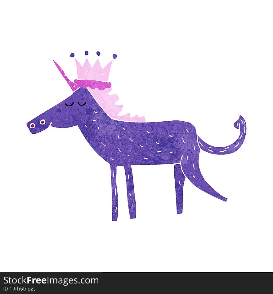 cartoon unicorn