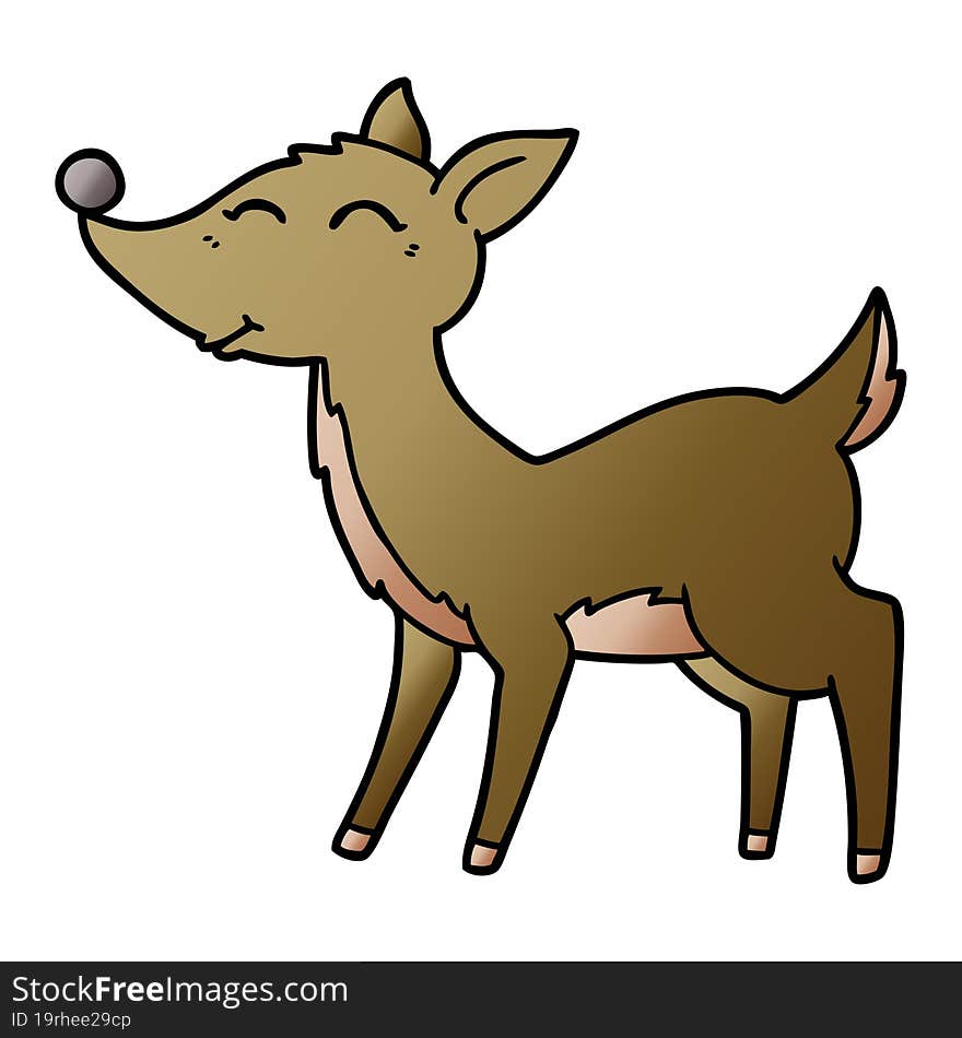 cartoon deer. cartoon deer