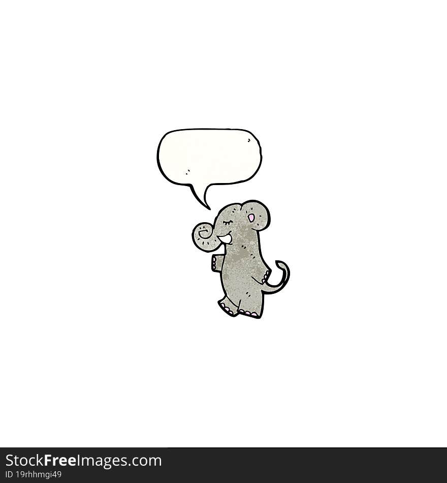 funny cartoon elephant