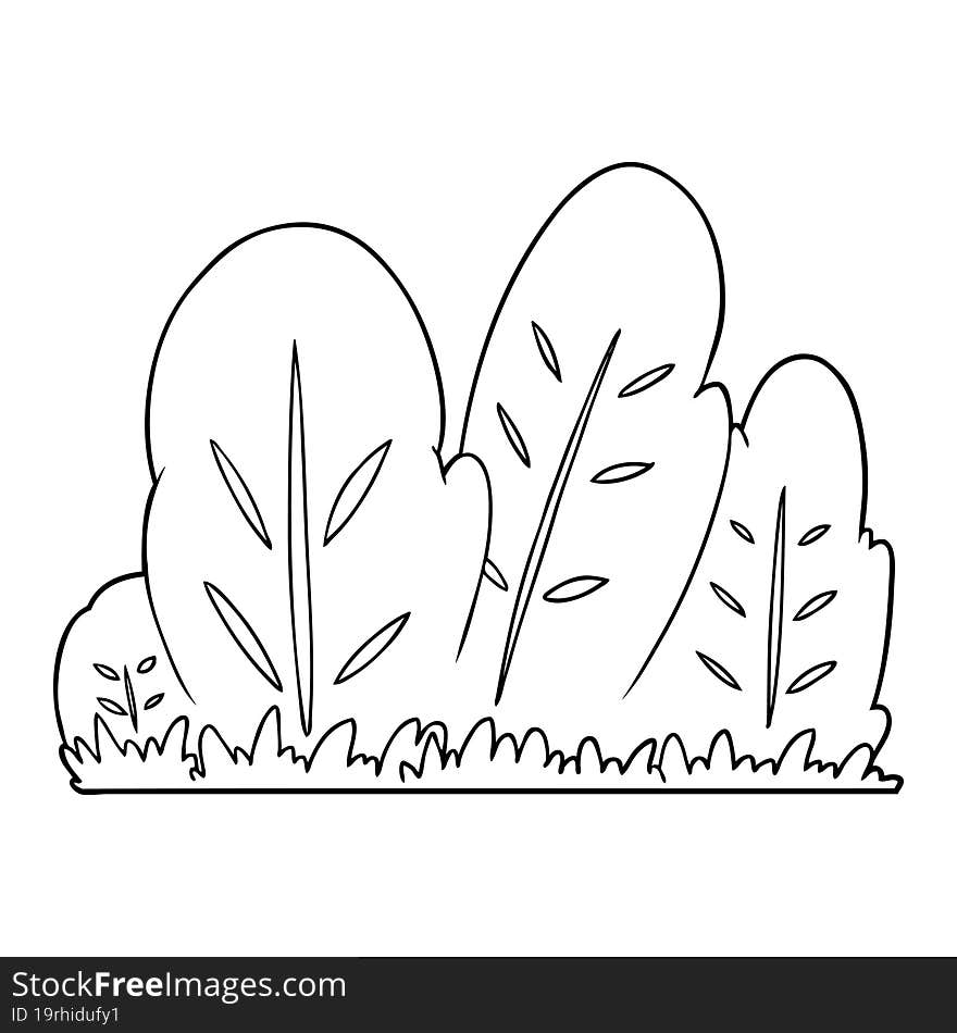 cartoon hedge. cartoon hedge