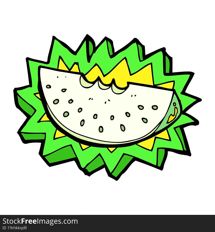 Cartoon Melon Slice