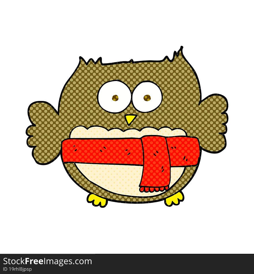 cartoon cute owl