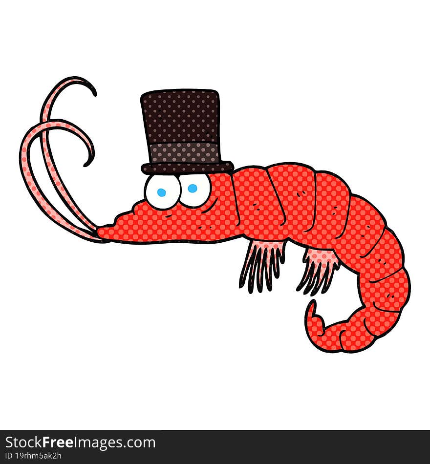 cartoon shrimp