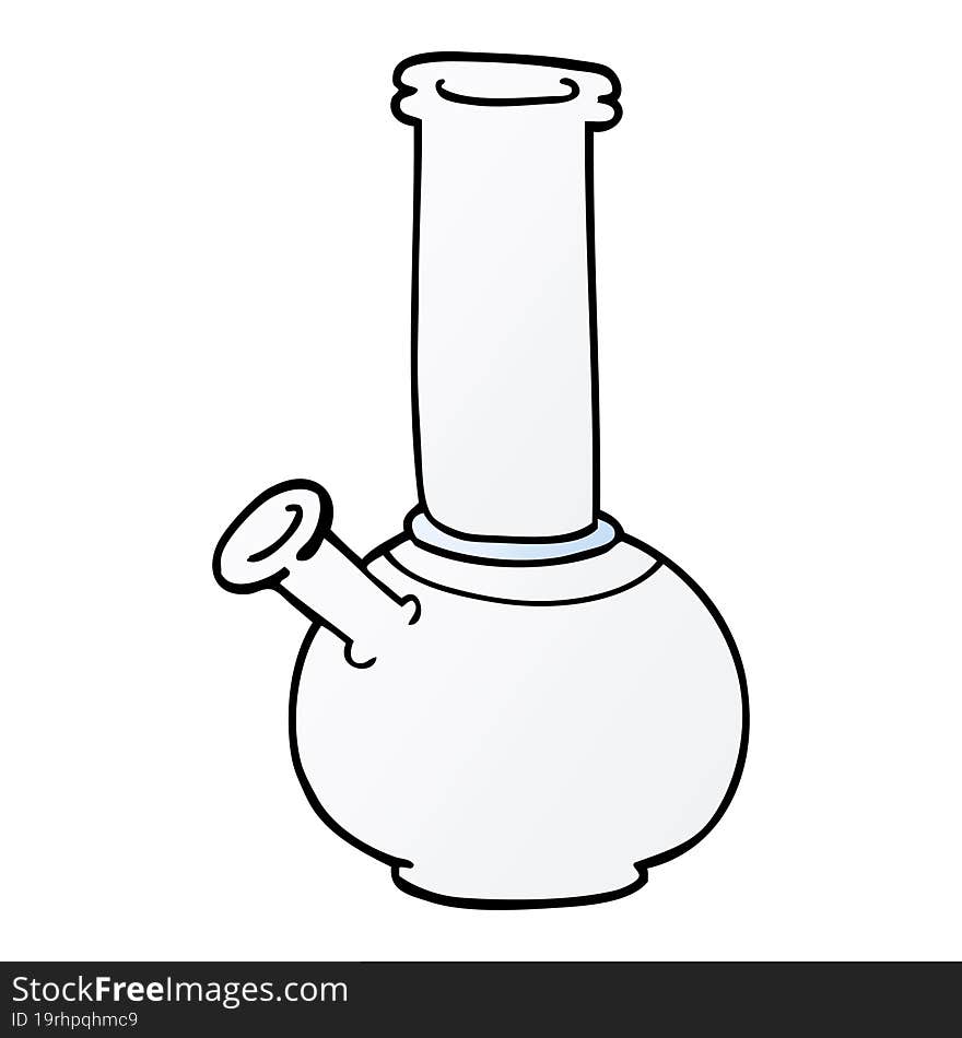 cartoon doodle bong