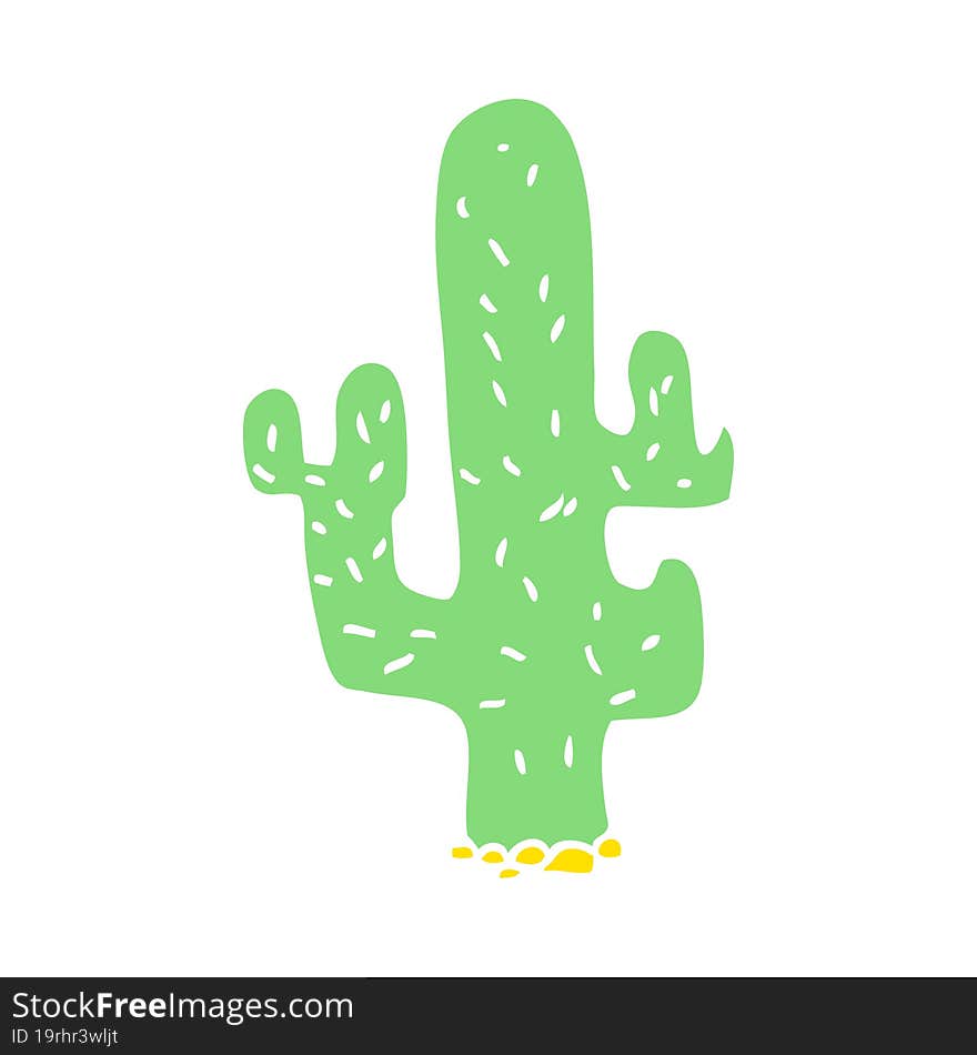 Cartoon Doodle Cactus