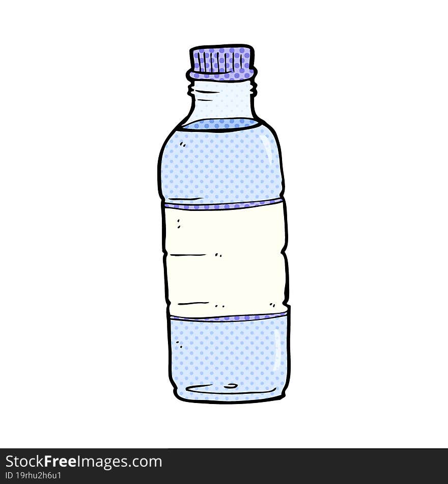 cartoon water bottle