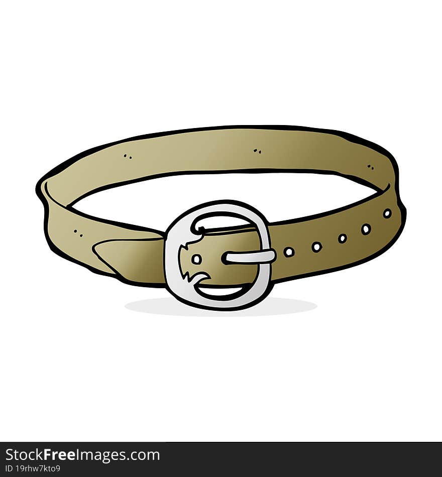 cartoon old belt