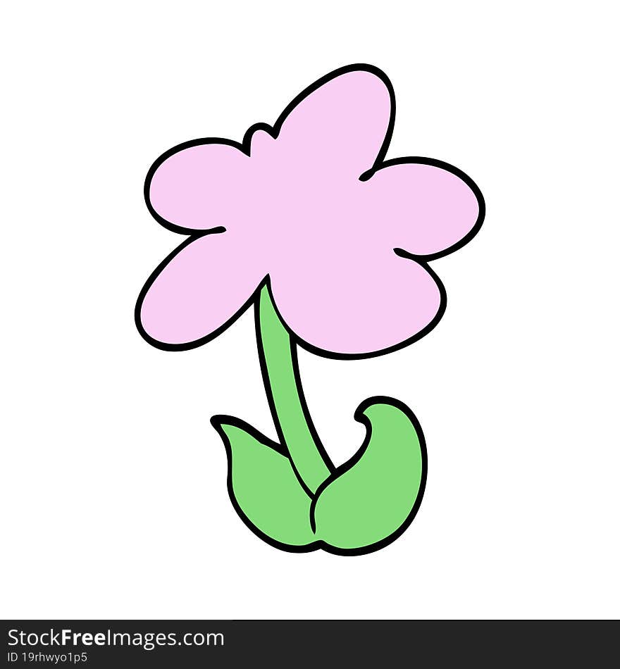 cute cartoon flower