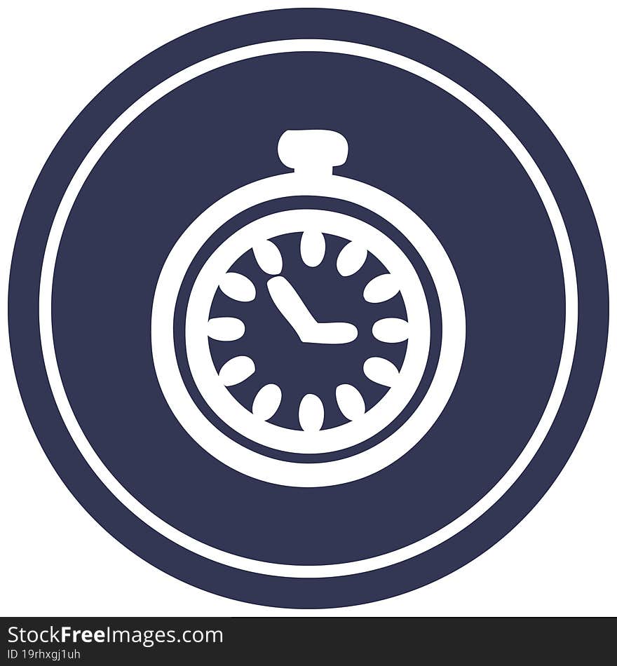 stop watch circular icon