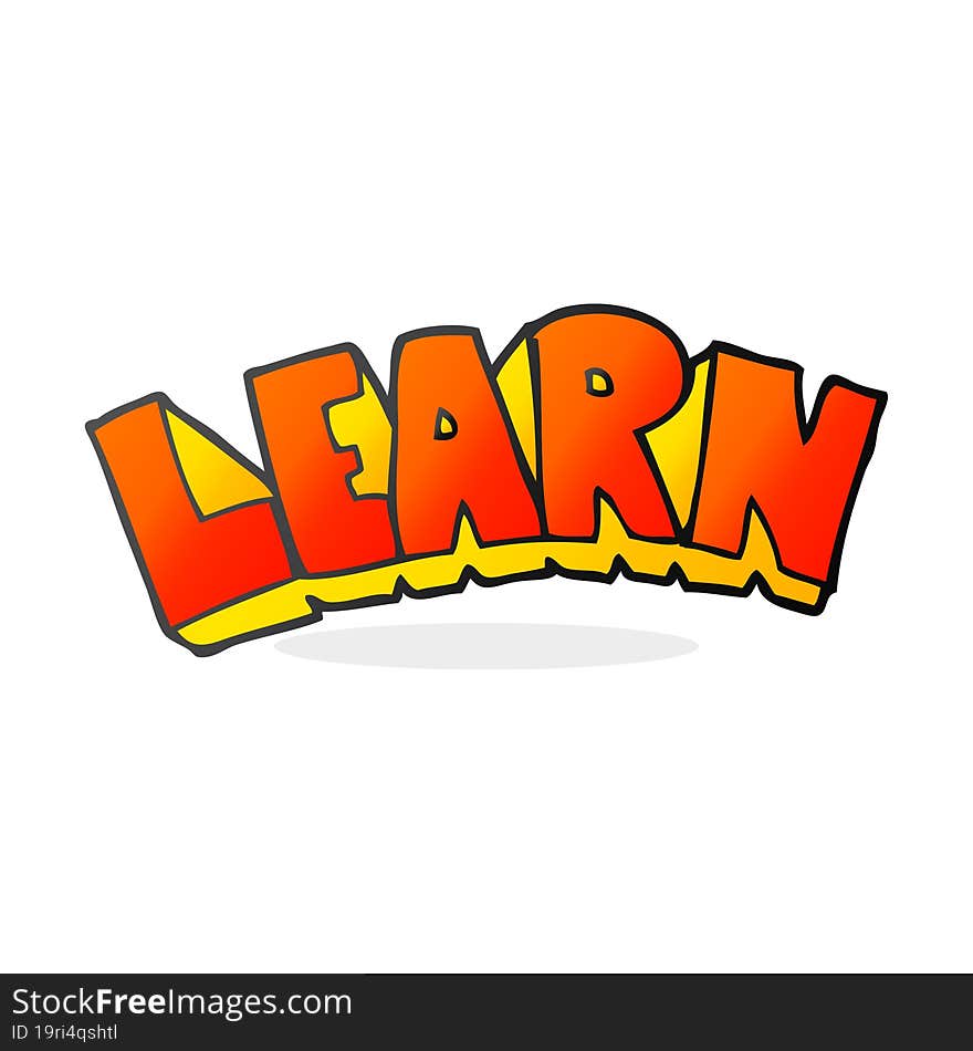 cartoon learn symbol