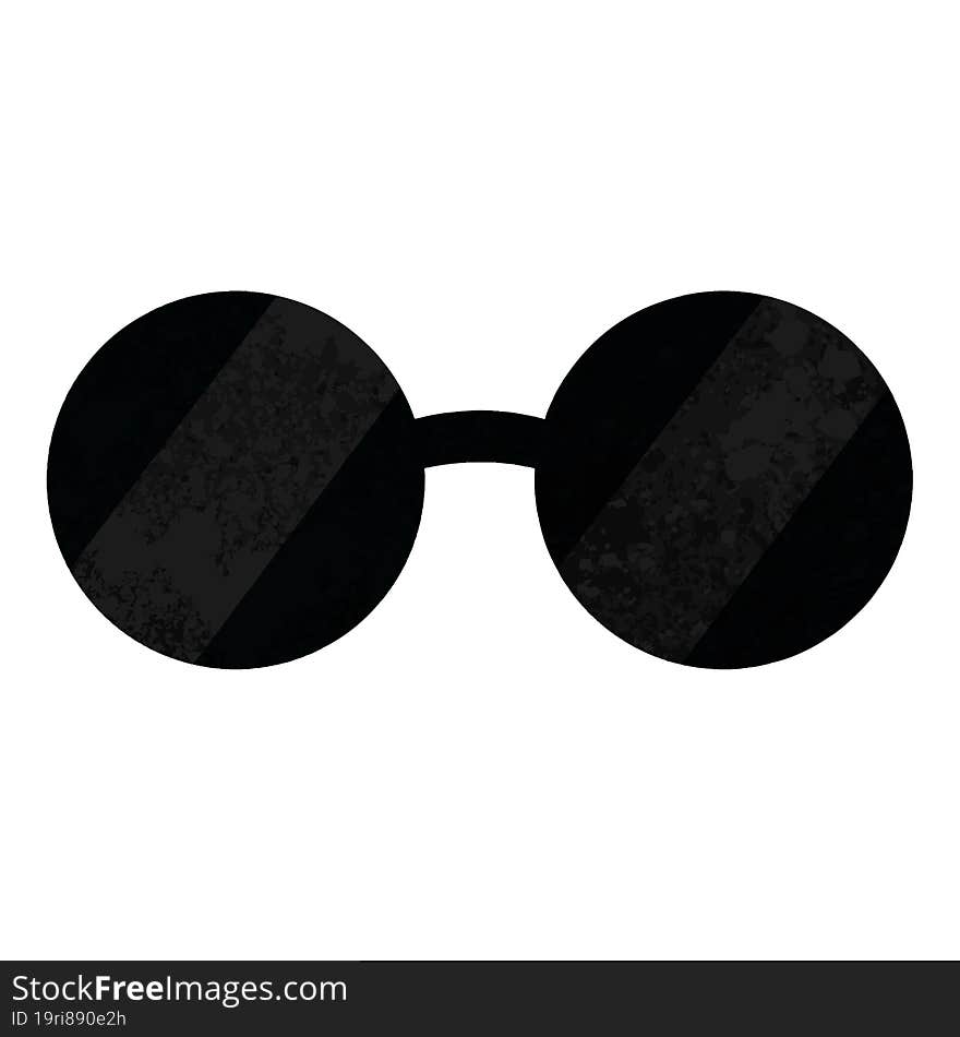 sunglasses graphic vector illustration icon. sunglasses graphic vector illustration icon