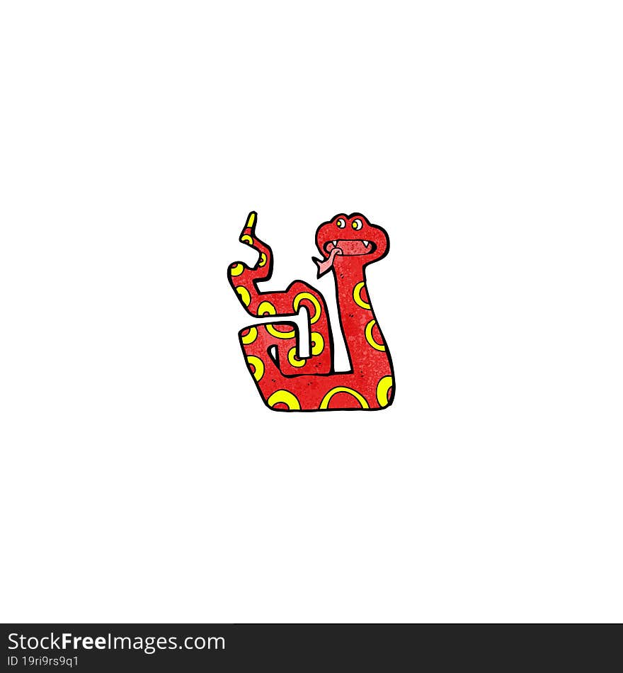 funny cartoon snake