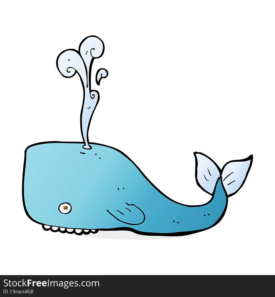 cartoon whale