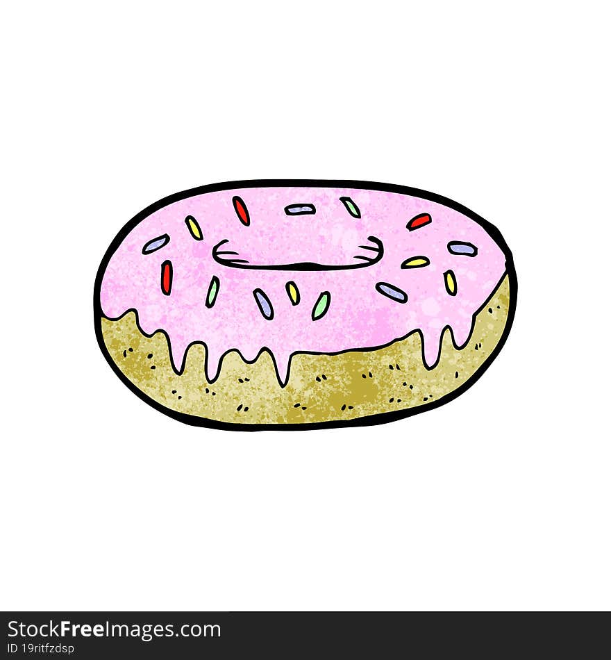 cartoon donut