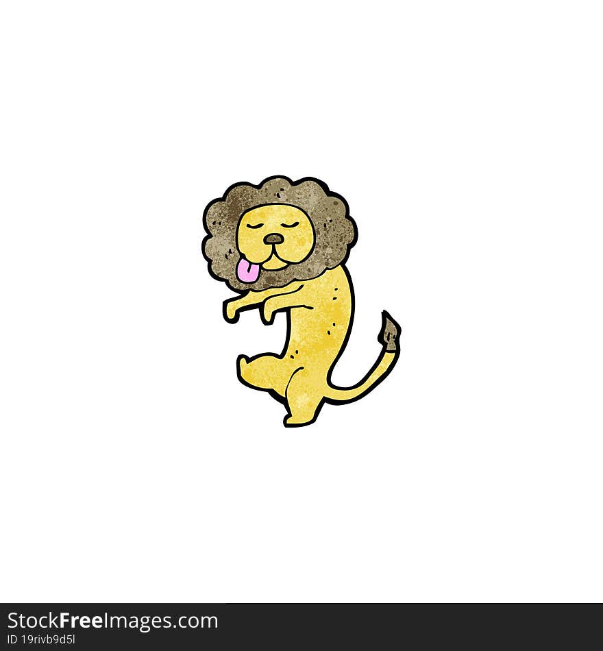 cartoon lion