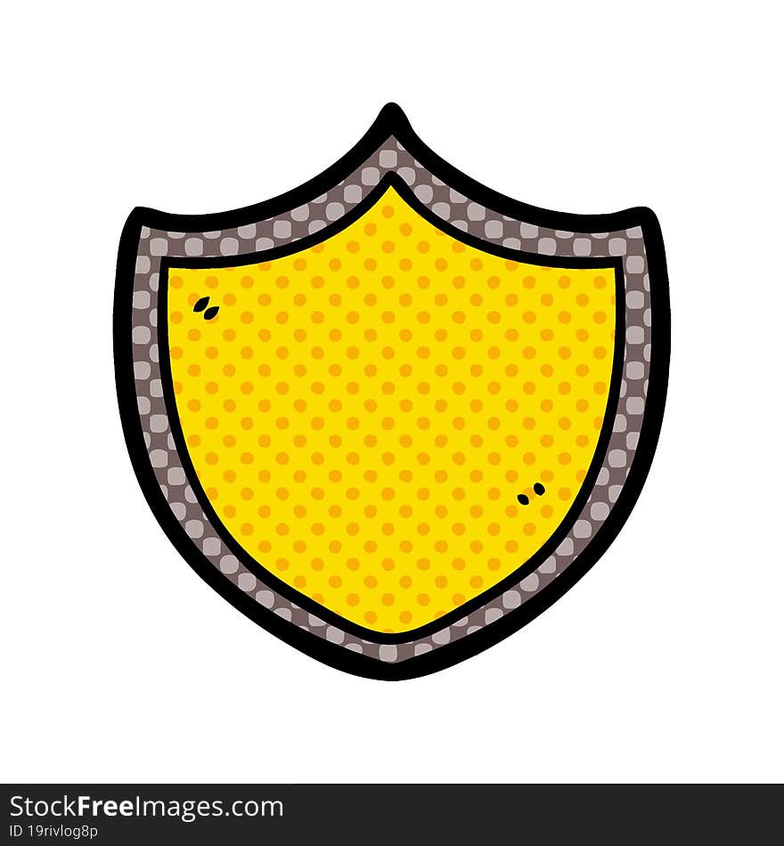 cartoon shield. cartoon shield