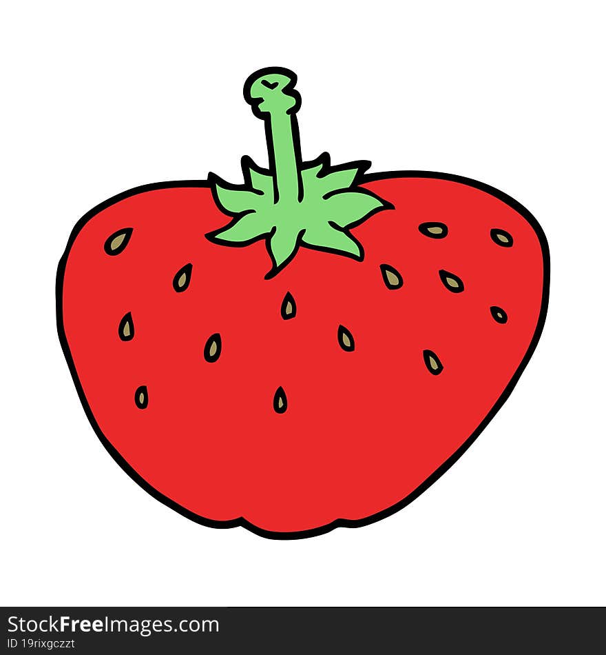 cartoon strawberry