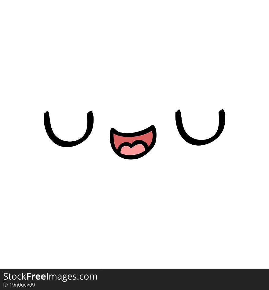 cute cartoon face