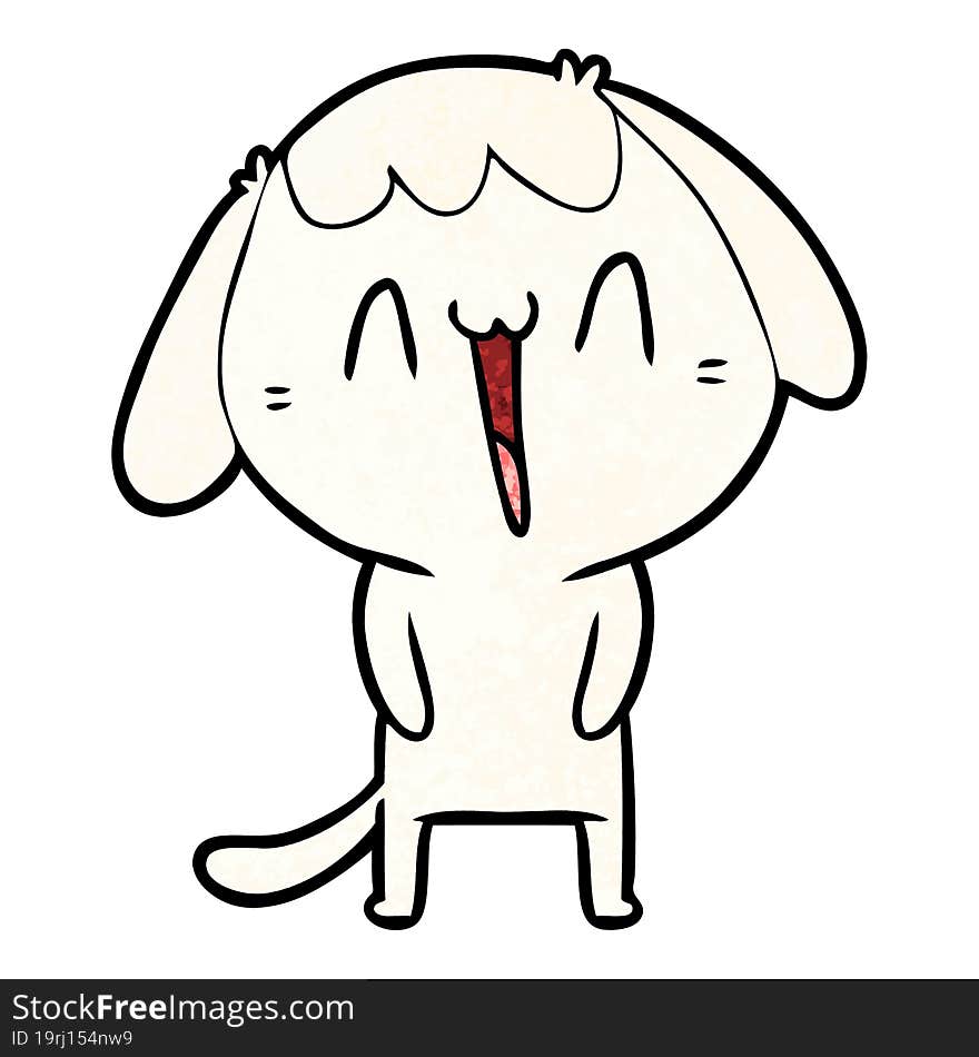 cute cartoon dog. cute cartoon dog