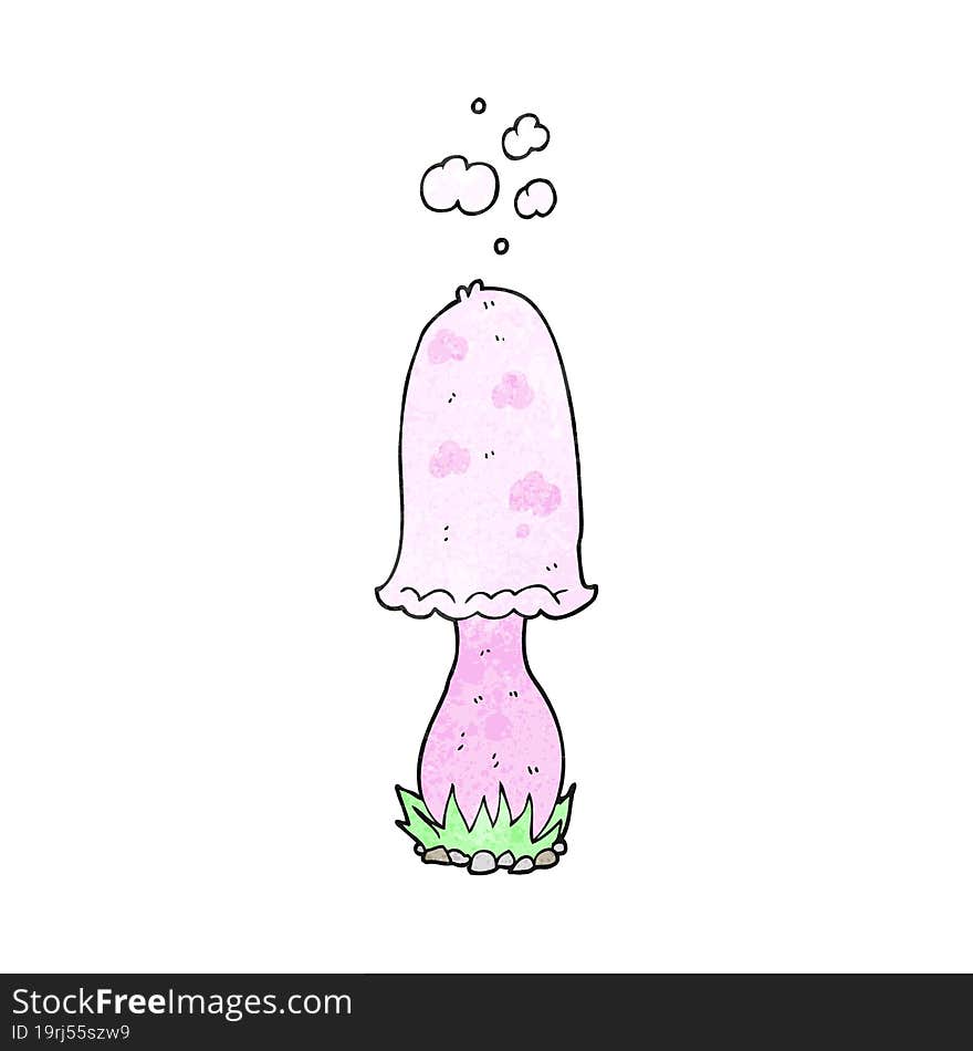 Textured Cartoon Toadstool