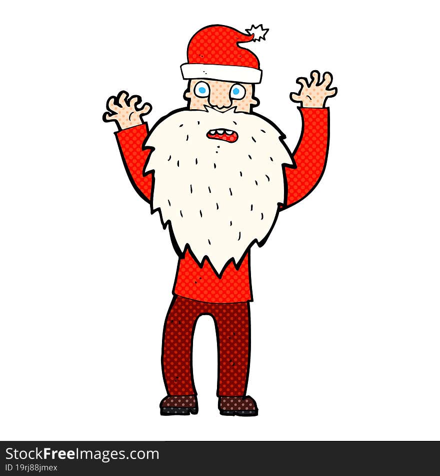 cartoon santa claus