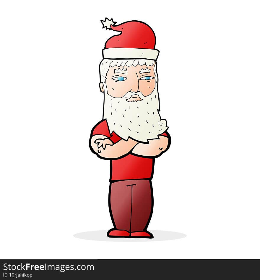 cartoon santa claus