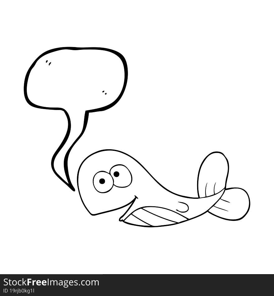 speech bubble cartoon whale