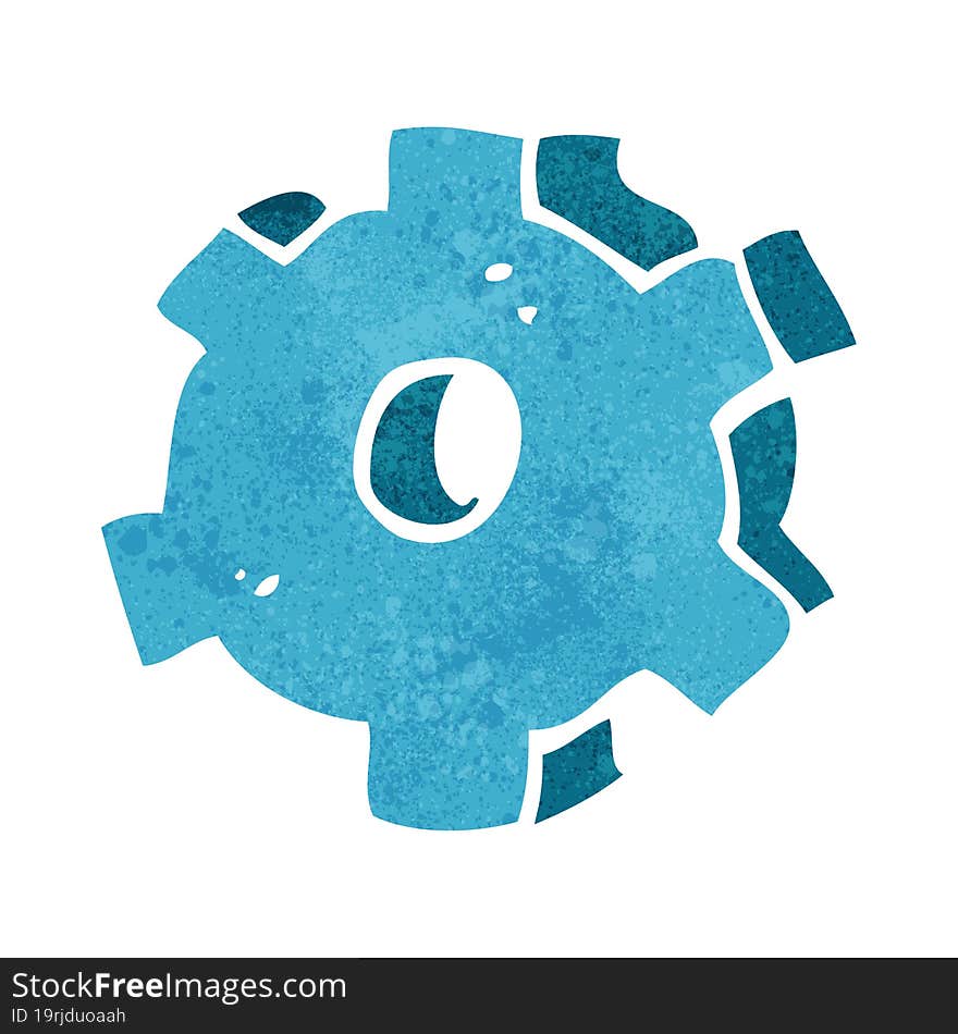 Cartoon Cog Symbol