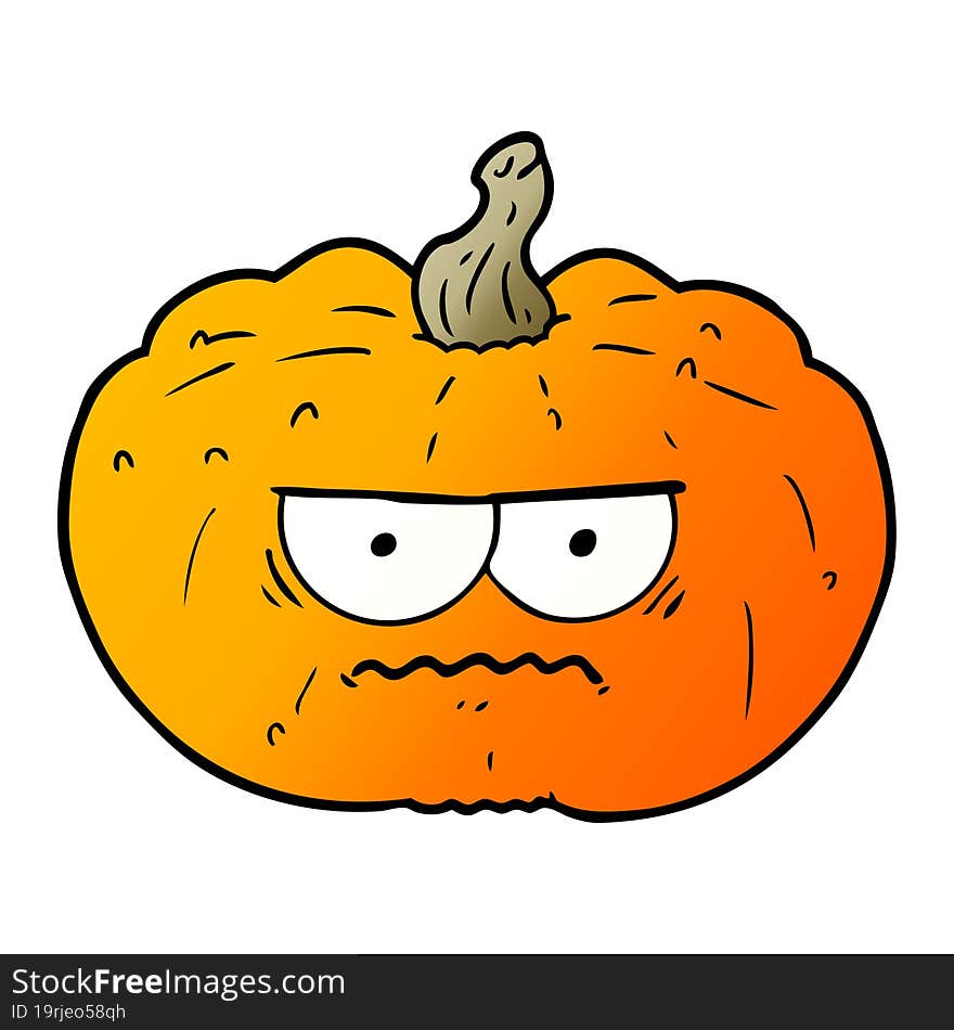 cartoon pumpkin. cartoon pumpkin