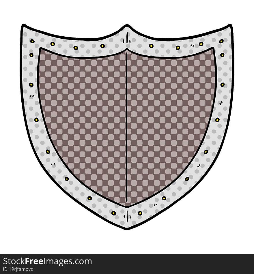 cartoon shield. cartoon shield