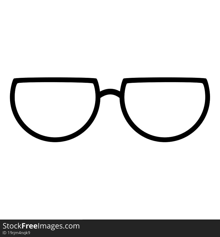 spectacles graphic vector illustration Icon. spectacles graphic vector illustration Icon