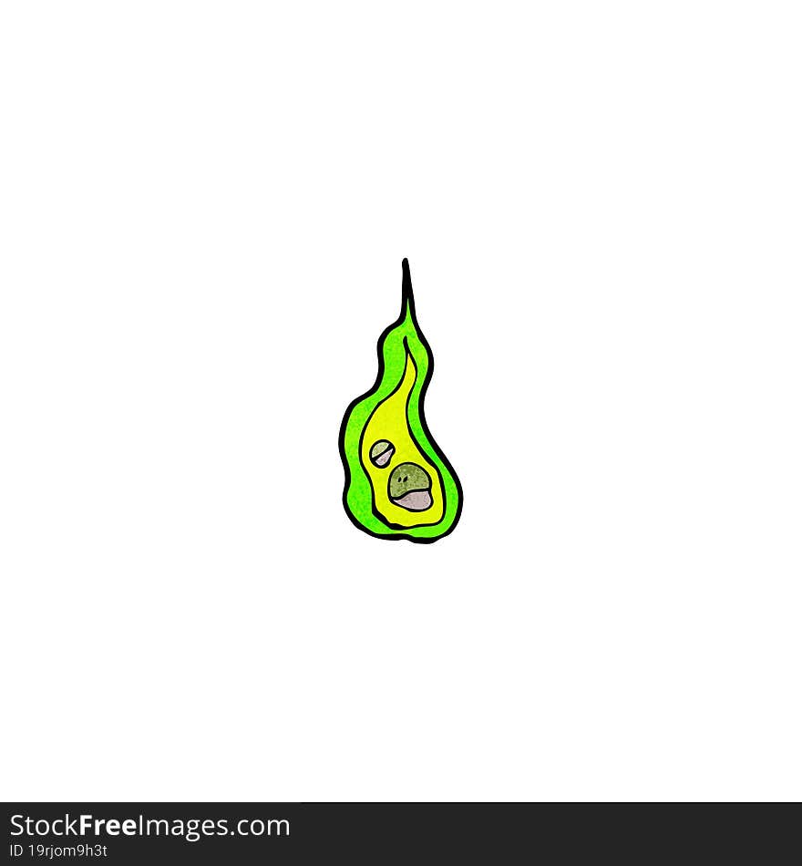 cartoon glowing flame