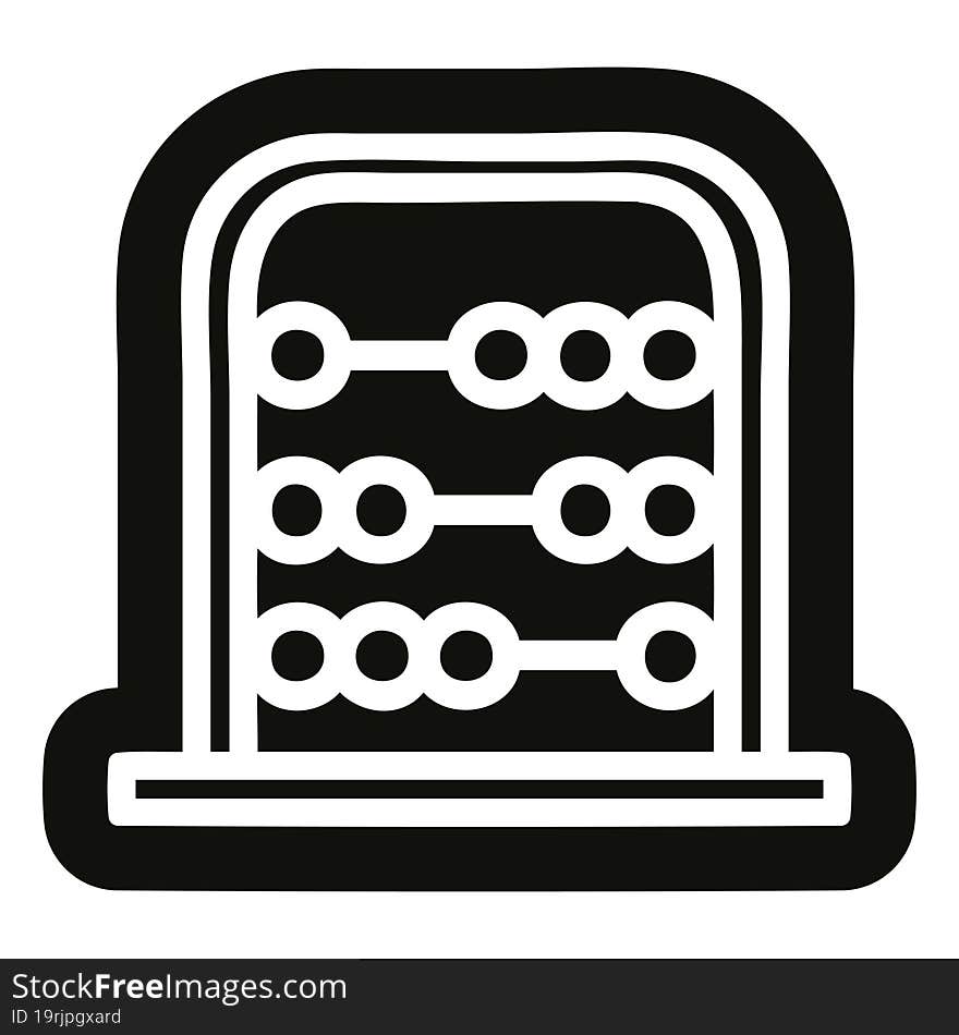 traditional abacus icon