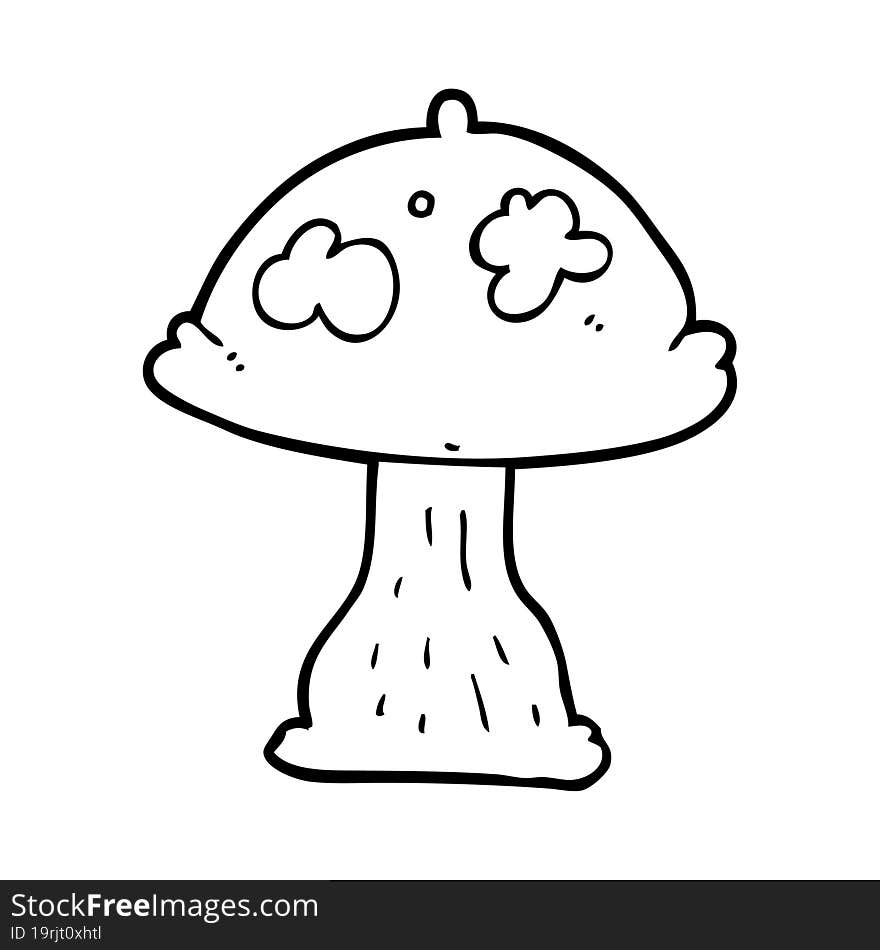 cartoon mushroom