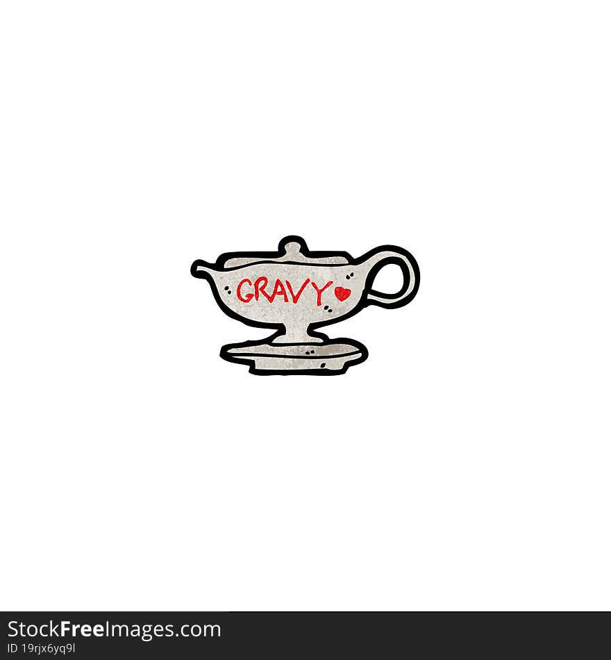 cartoon gravy boat