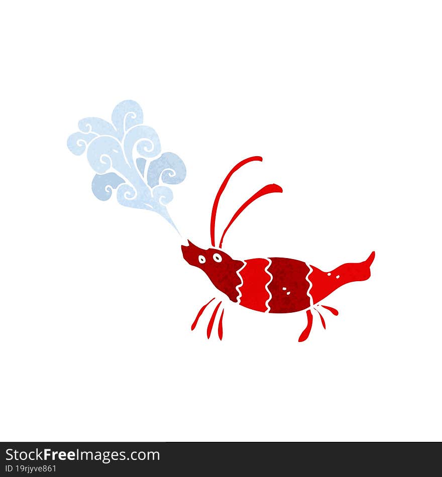 cartoon shrimp