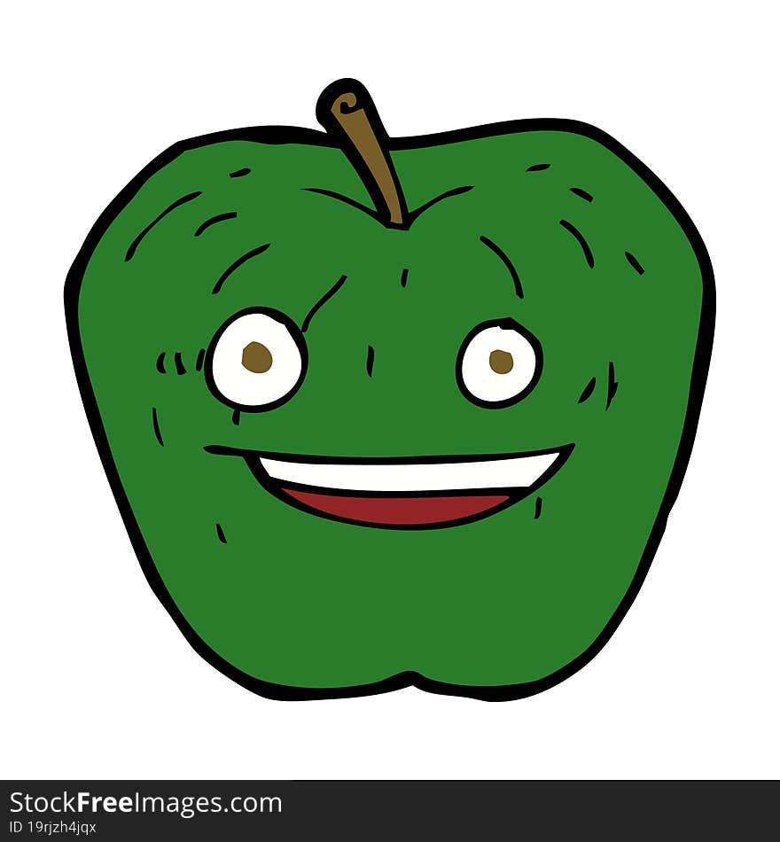 Cartoon Apple