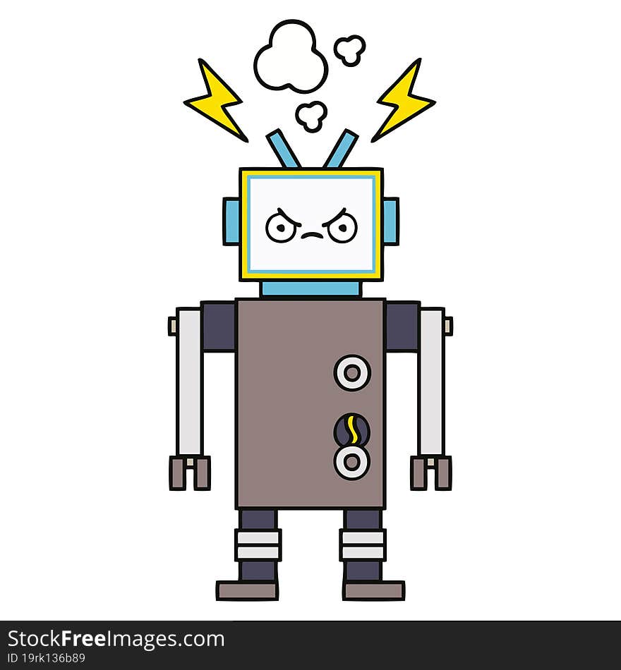 Cute Cartoon Robot