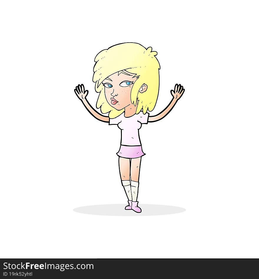 Cartoon Pretty Girl