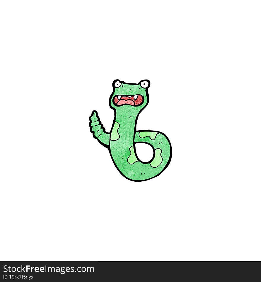 cartoon snake