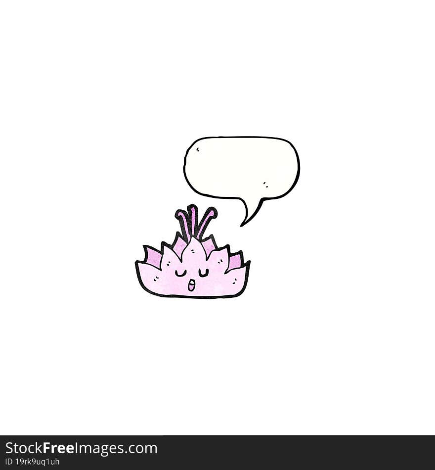 Lotus Flower Cartoon