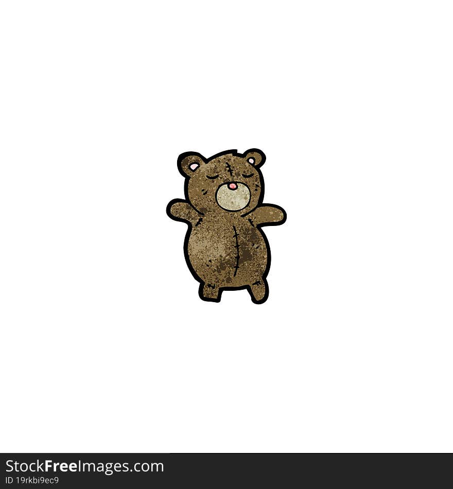 cute teddy bear cartoon